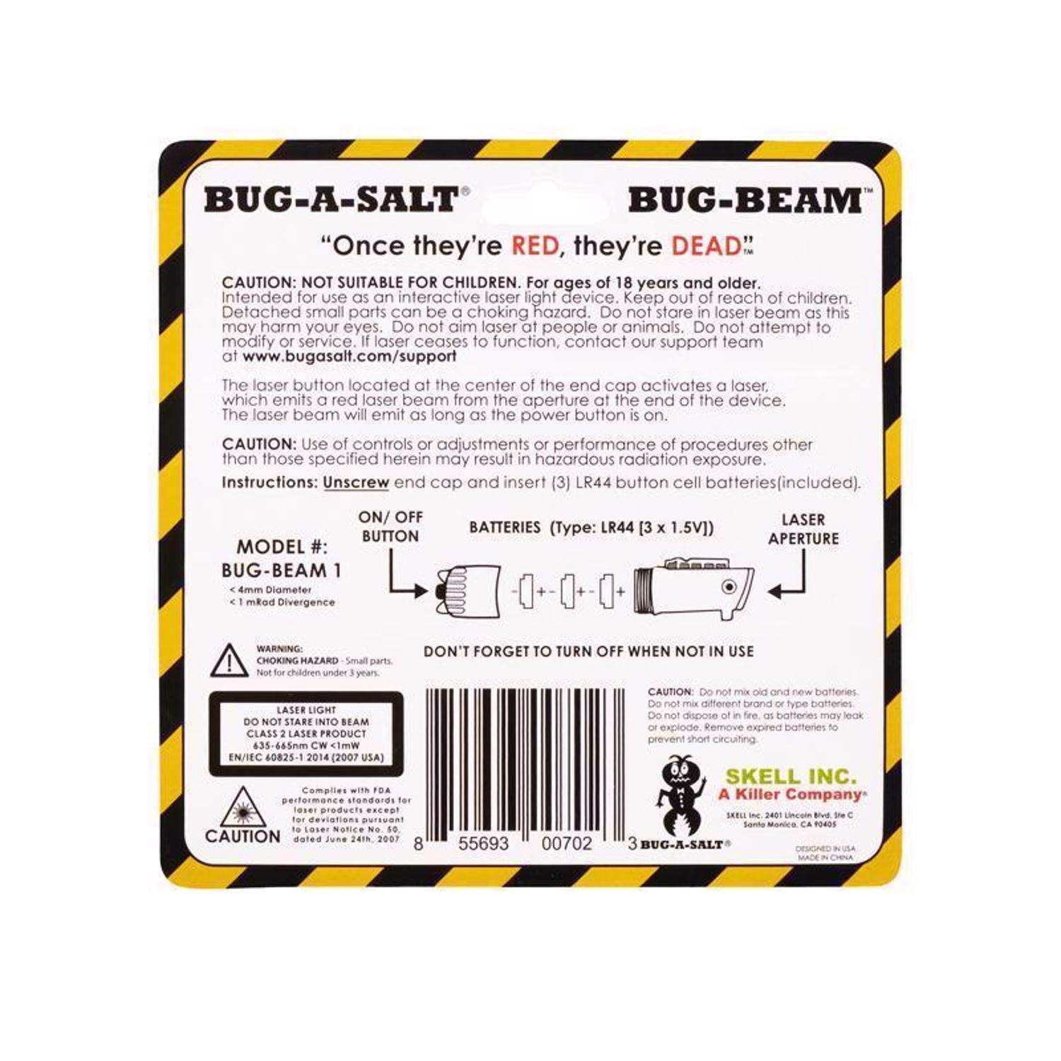  Bug-A-Salt Laser Adapter Kit 4 In. W X 4 In. L Orange 1 Pc