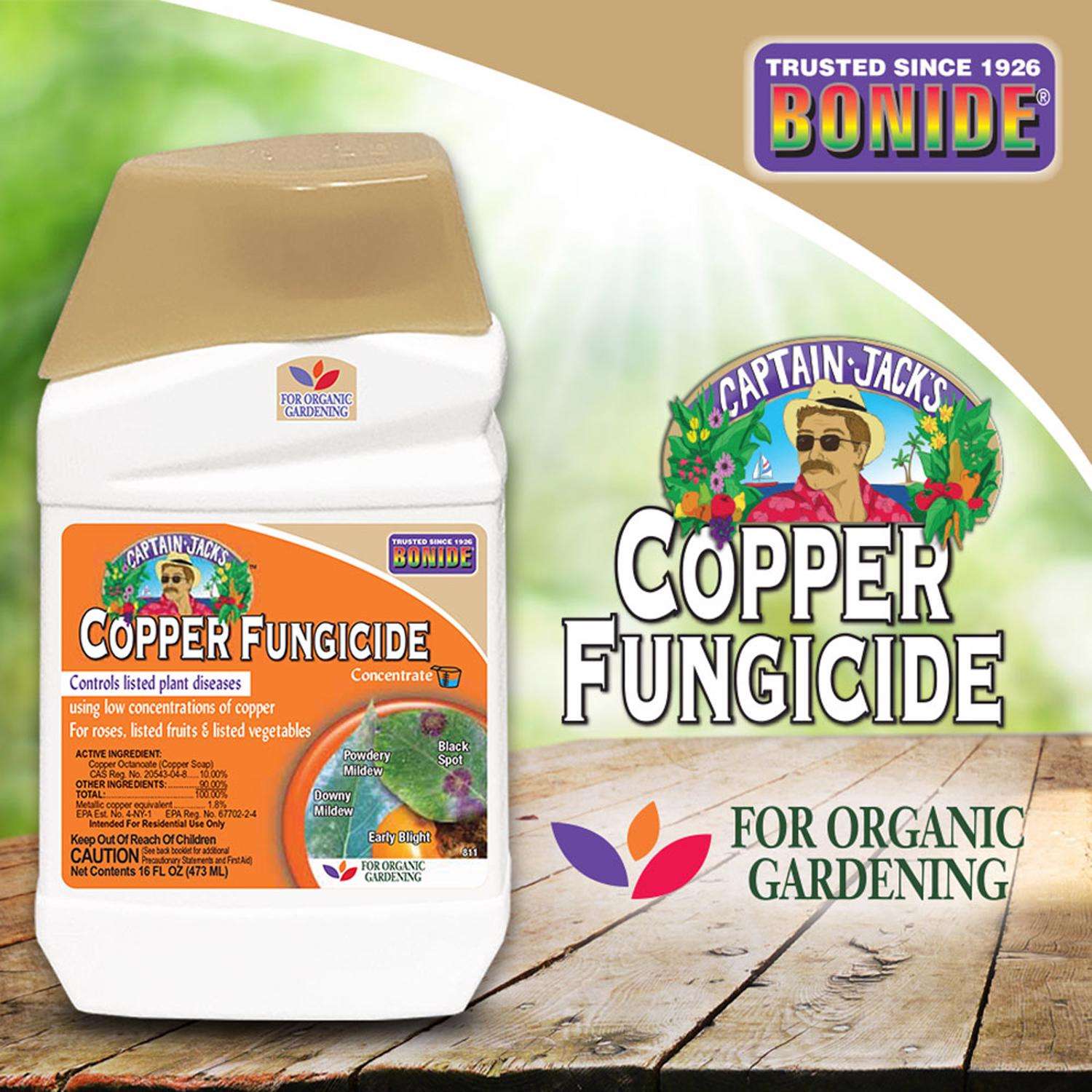  Bonide Liquid Copper Concentrated Liquid Fungicide 16 Oz