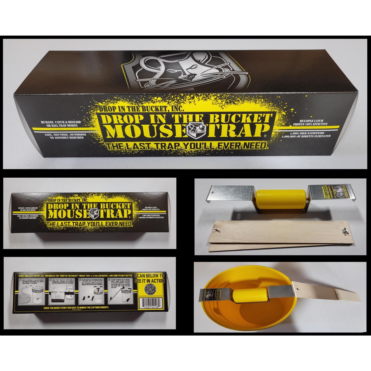  Drop In The Bucket, INC. Rodent Trap Medium Multiple Catch Animal Trap For Mice/Voles/Ground Squirre