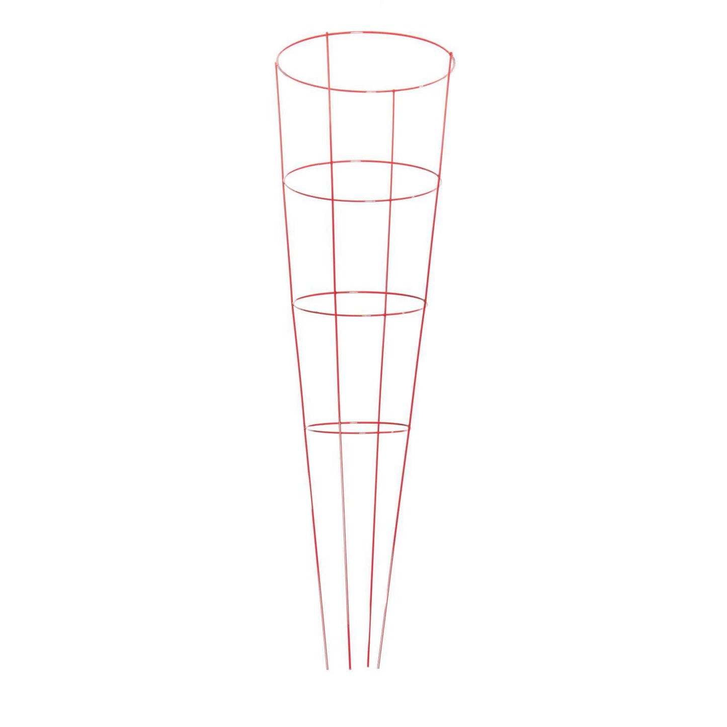  Glamos Wire 54 In. H X 16 In. W X 16 In. D Red Steel Tomato Cage