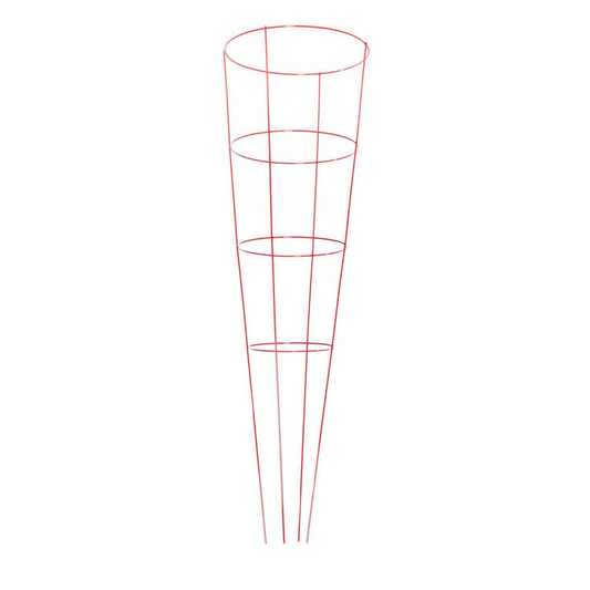  Glamos Wire 54 In. H X 16 In. W X 16 In. D Red Steel Tomato Cage