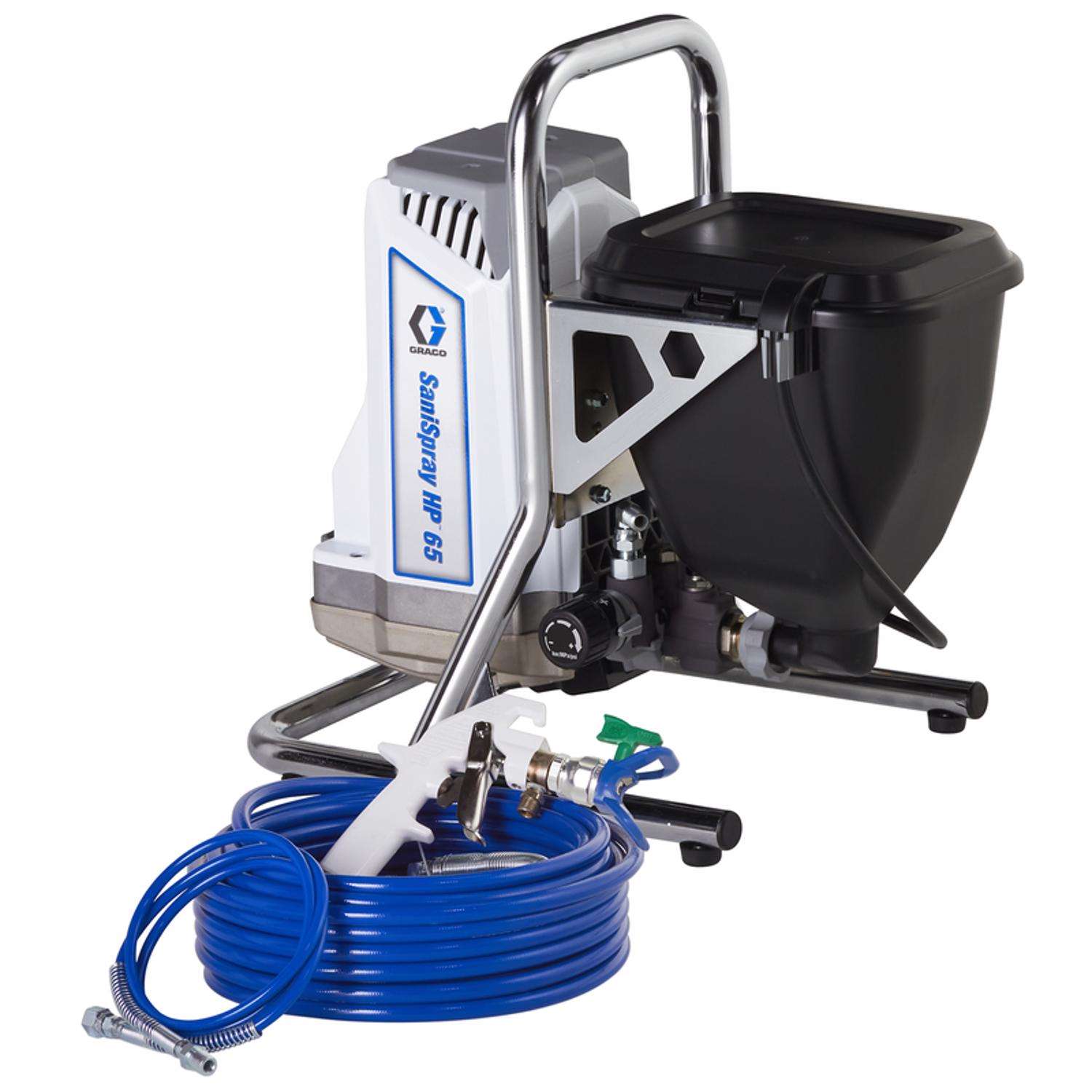  Graco SaniSpray HP 65 1.5 Gal Portable Hopper Airless Sprayer