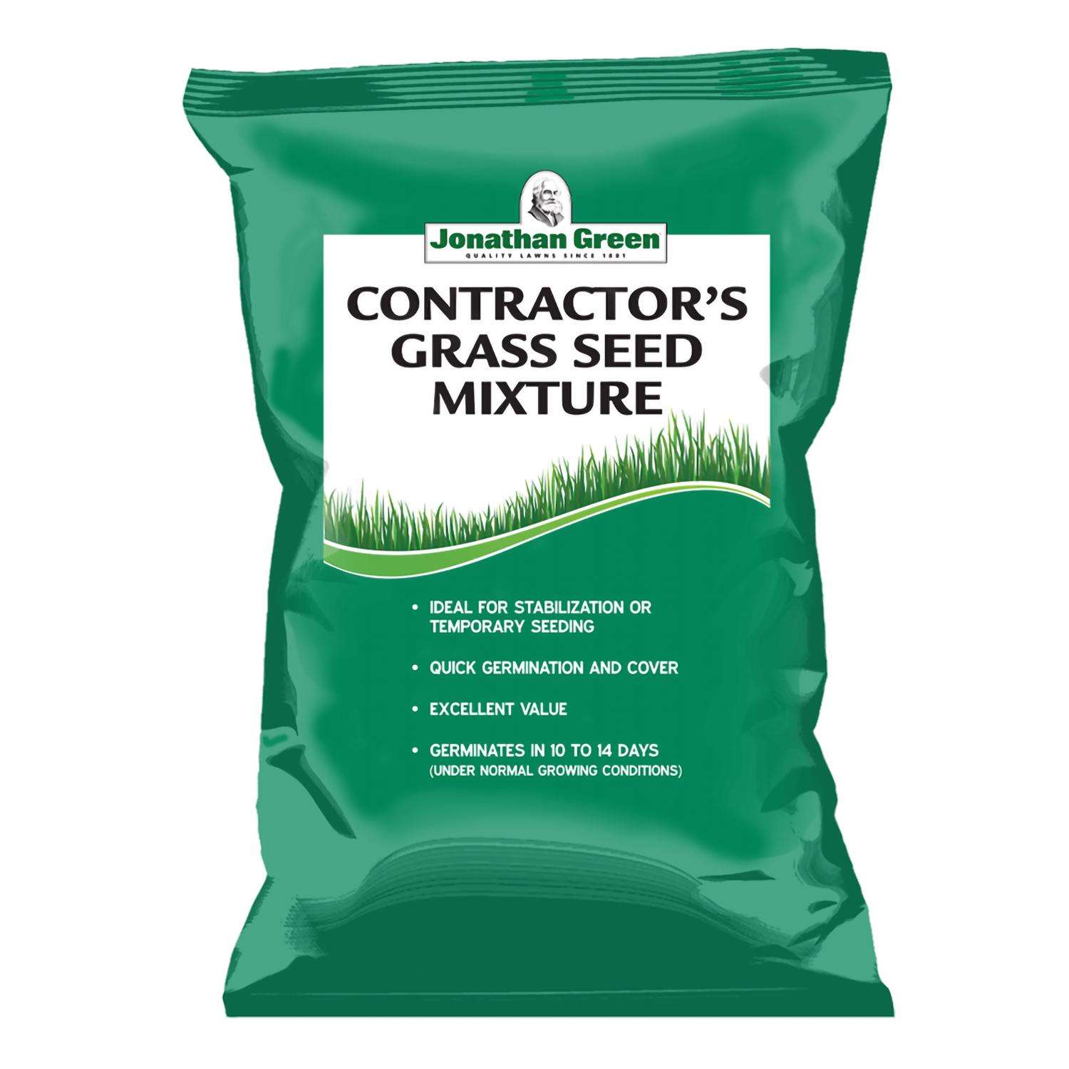  Jonathan Green Contractors Annual Ryegrass Full Sun/Medium Shade Grass Seed 50 Lb