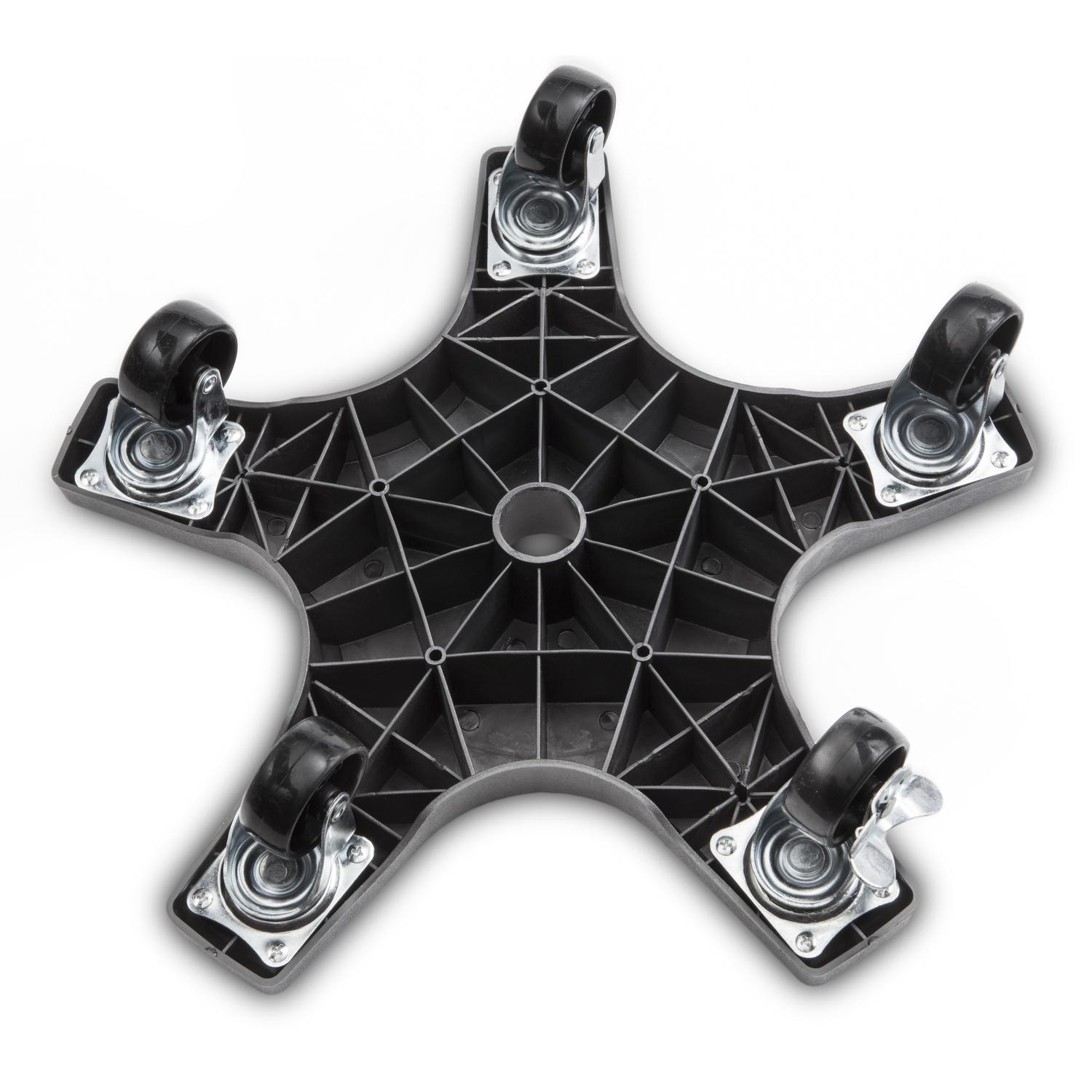  Down Under Decksaver 3.5 In. H X 15.25 In. W X 15.25 In. D X 15.25 In. D Plastic Plant Caddy Black