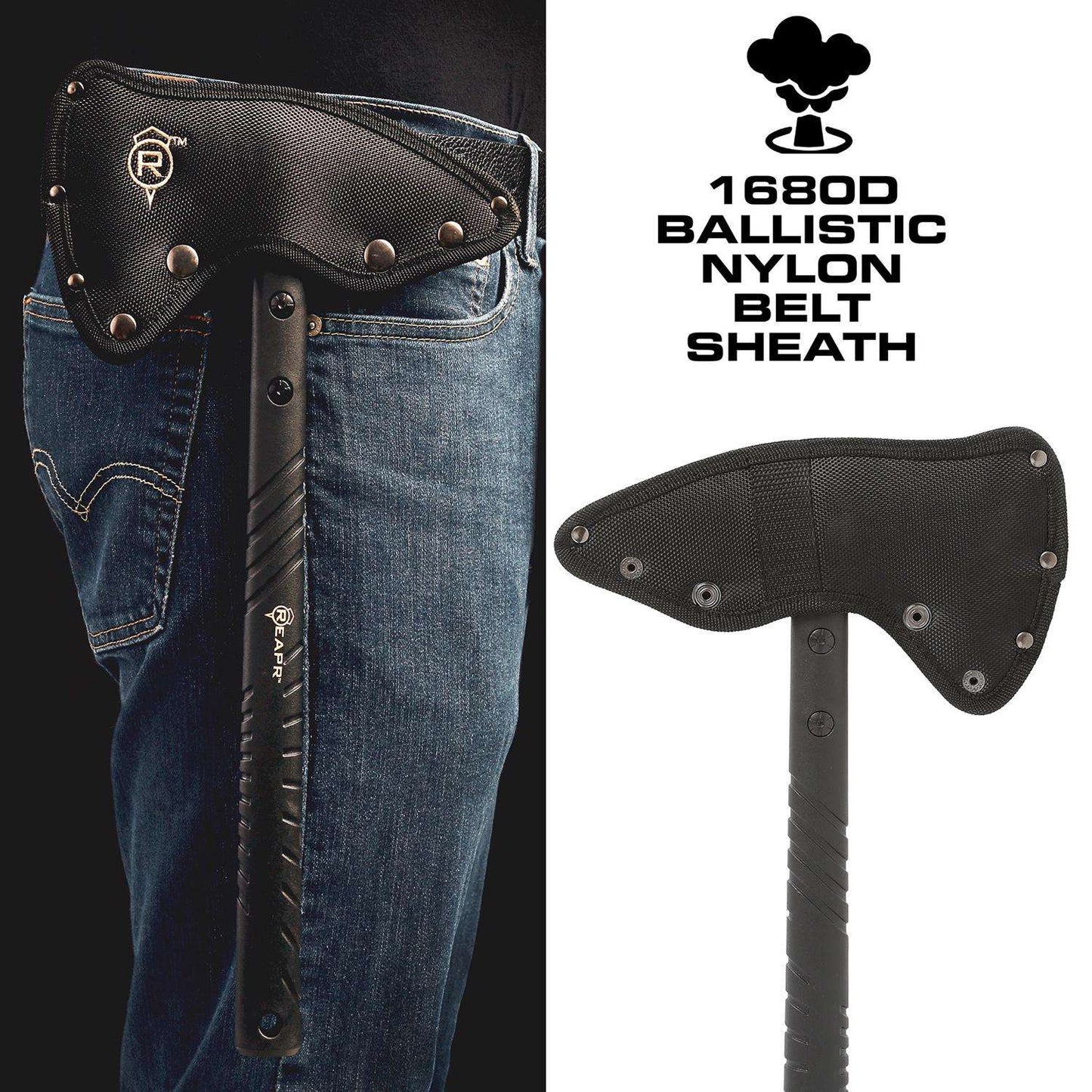  REAPR Double Bit Camp Axe 14.5 In. Nylon Handle