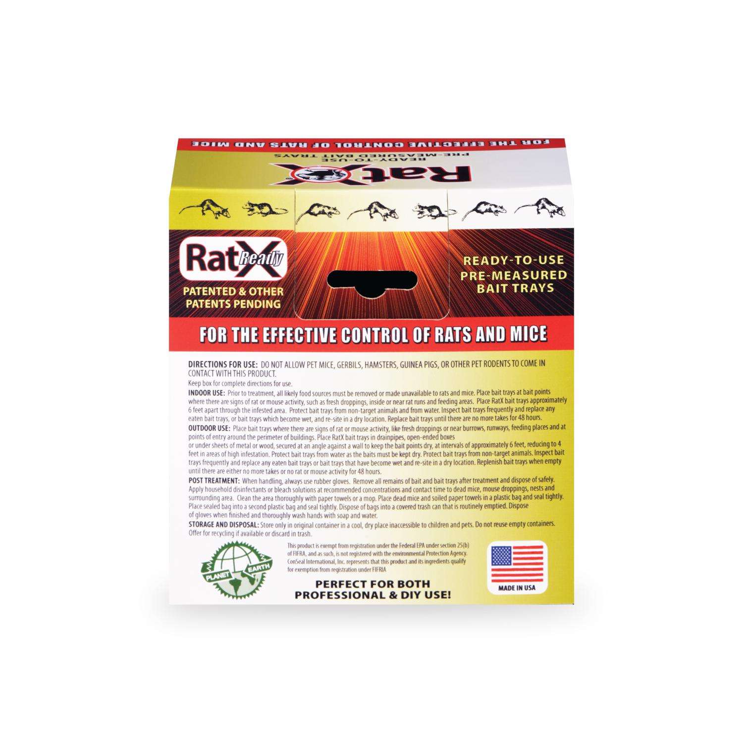  RatX Non-Toxic Bait Pellets For Mice And Rats 6 Oz 2 Pk