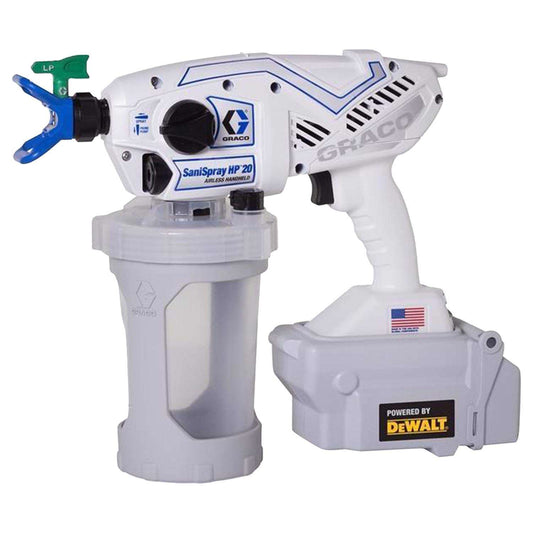  Graco SaniSpray HP 20 42 Oz Hand Held Battery Operated Airless Sprayer