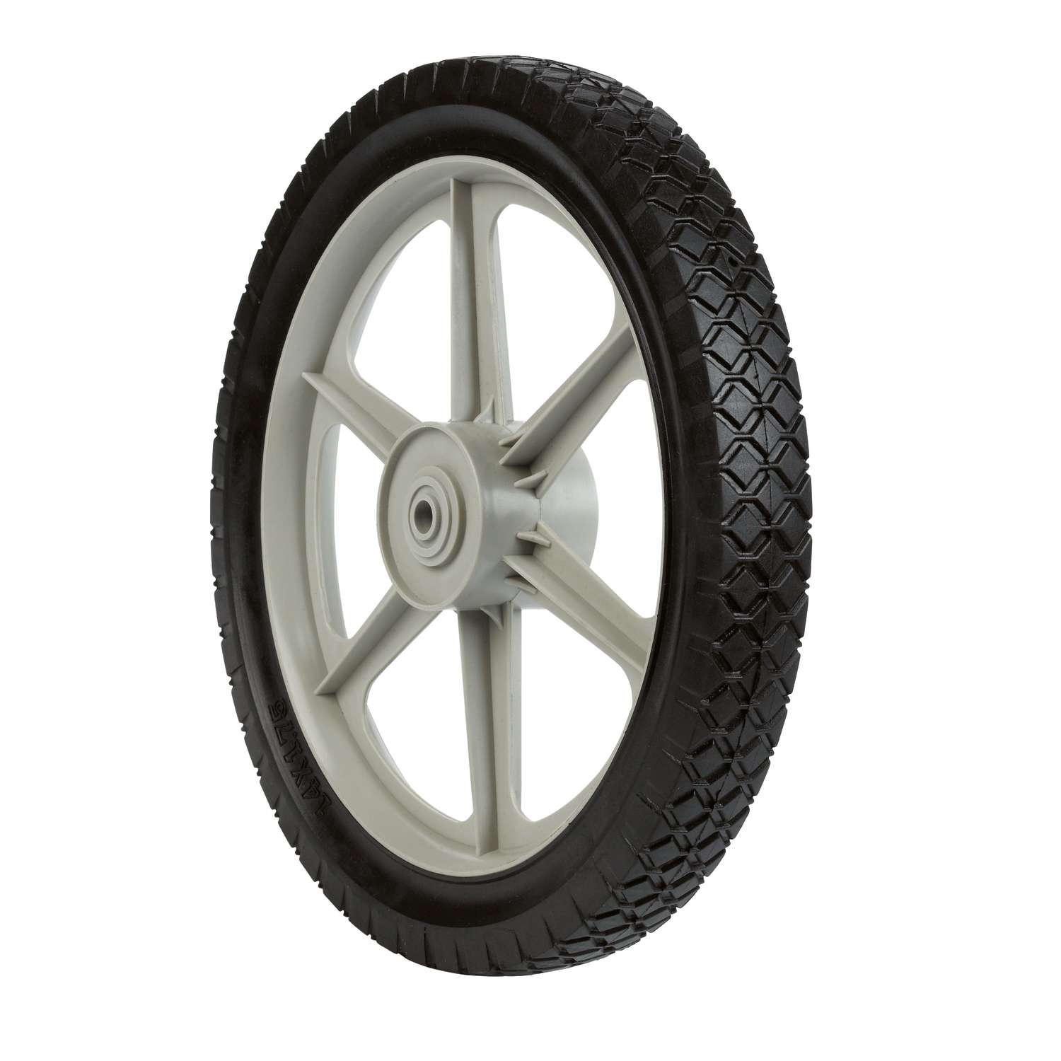  Arnold 1.75 In. W X 14 In. D Plastic Lawn Mower Replacement Wheel 60 Lb