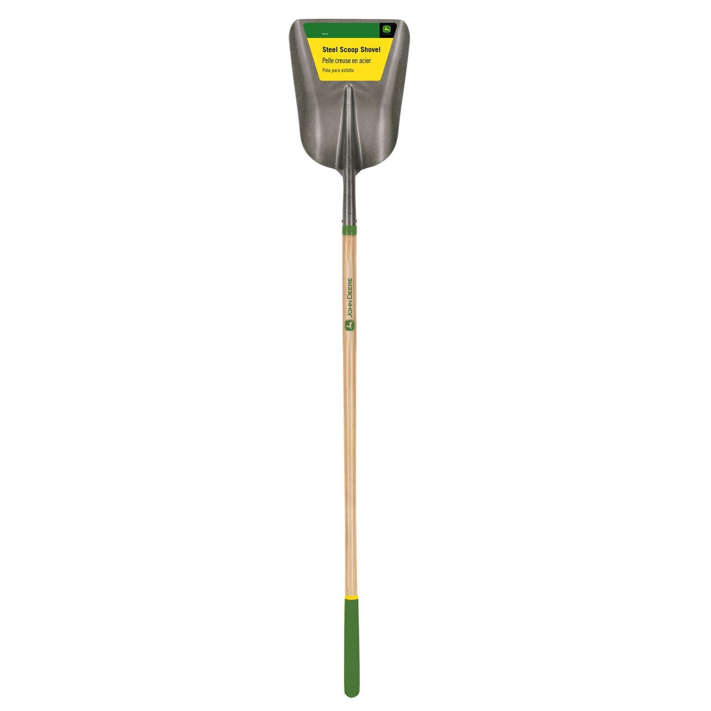  John Deere 64 In. Steel Scoop General Purpose Shovel Wood Handle