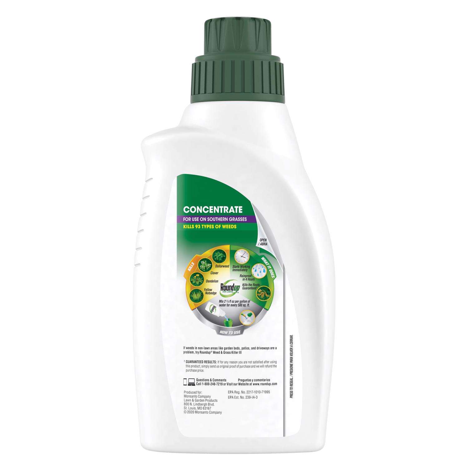  Roundup For Lawns5 Weed Killer Concentrate 32 Oz