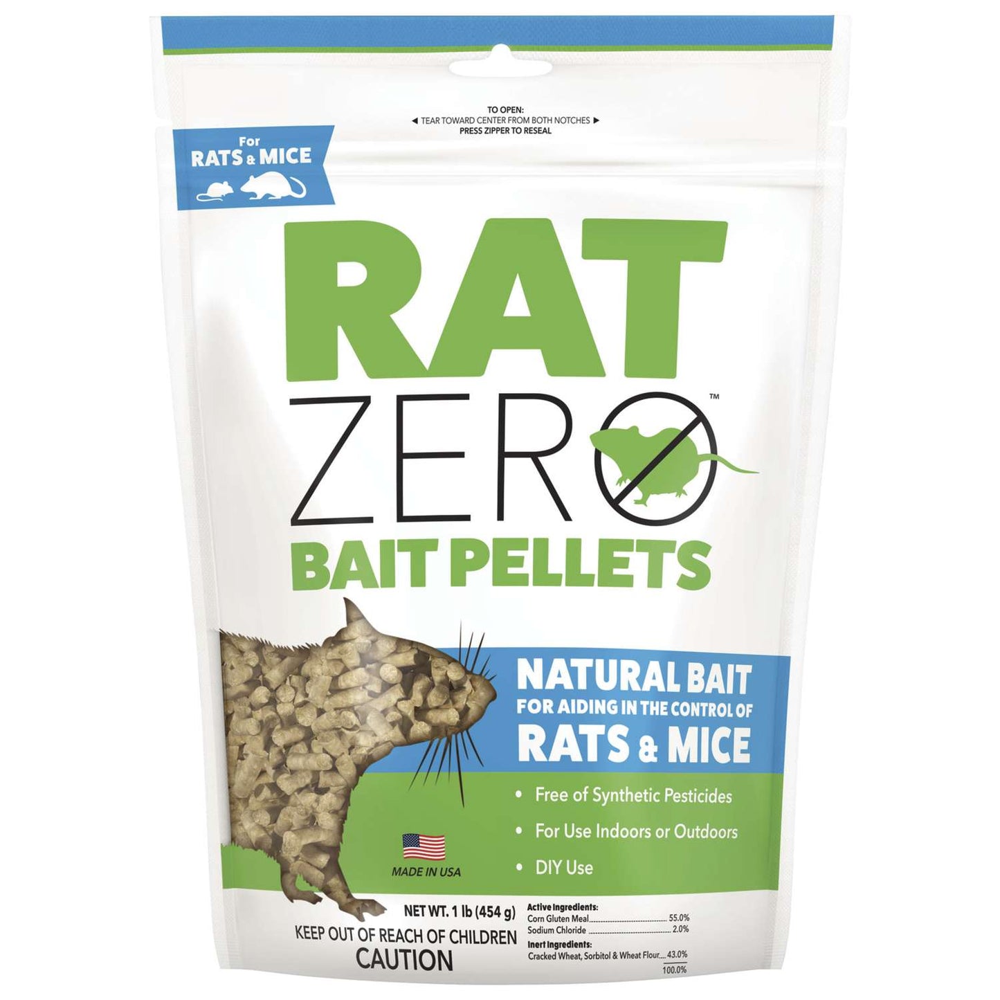  Scotts Zero Bait Pellets For Mice And Rats 1 Lb 1 Pk