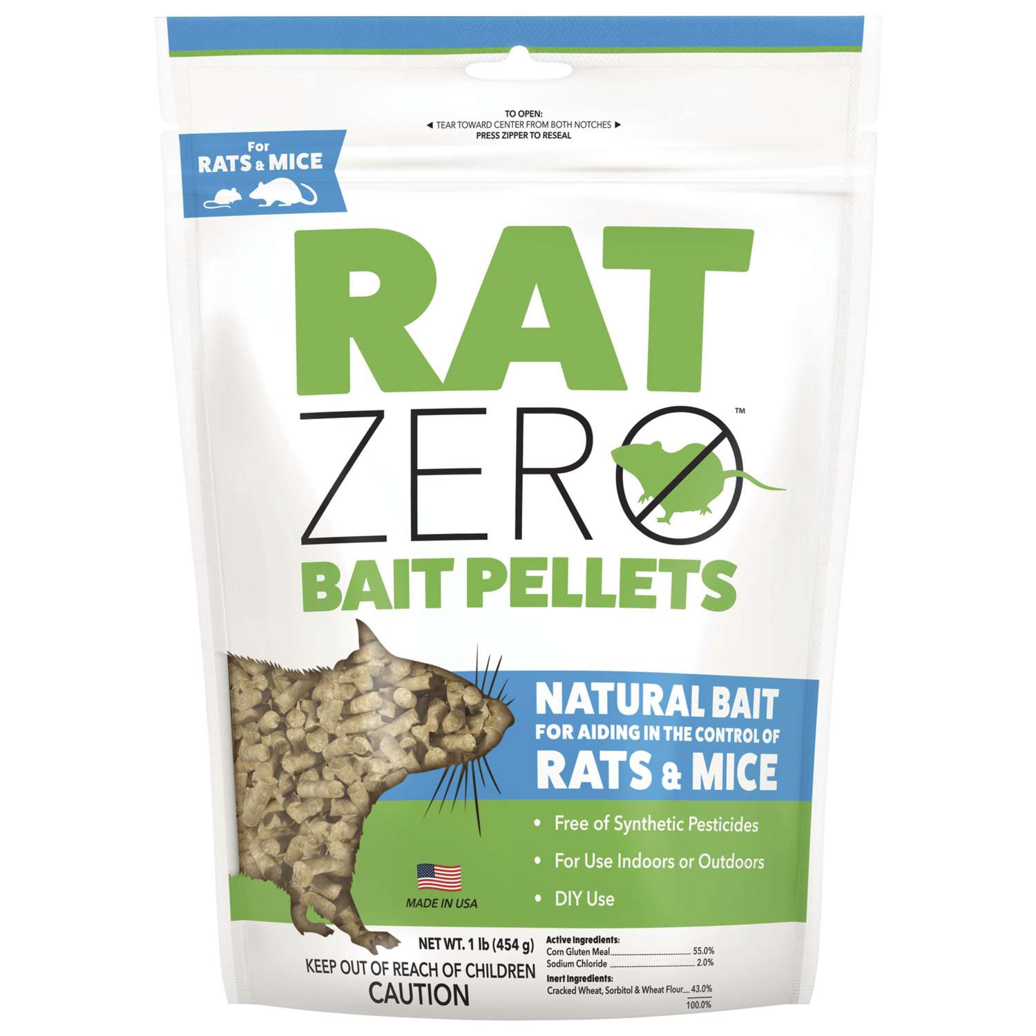  Scotts Zero Bait Pellets For Mice And Rats 1 Lb 1 Pk