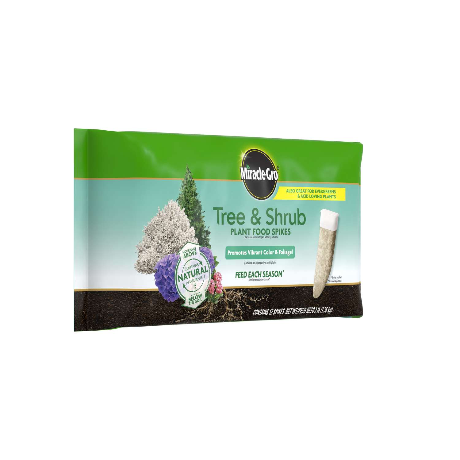  Miracle-Gro Spikes Plant Food 12 Pk