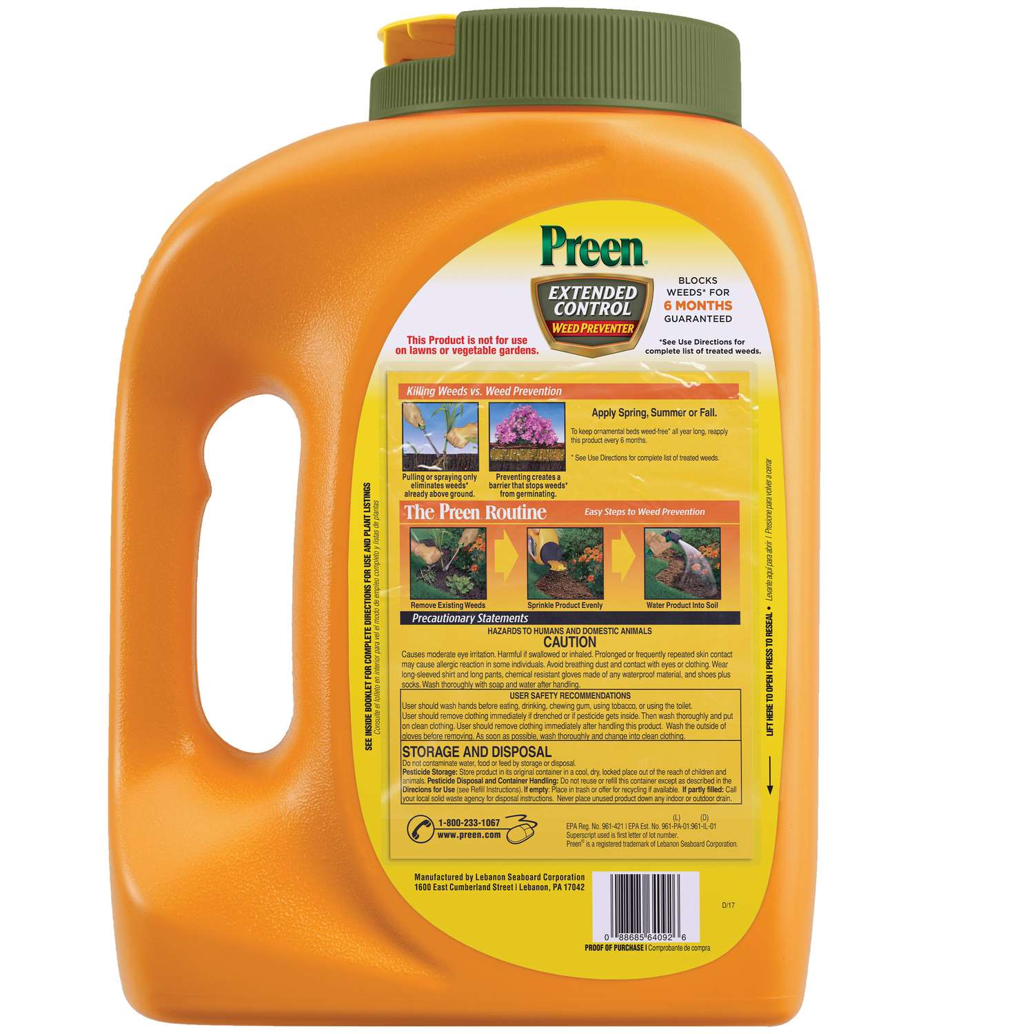  Preen Weed Preventer Granules 4.93 Lb