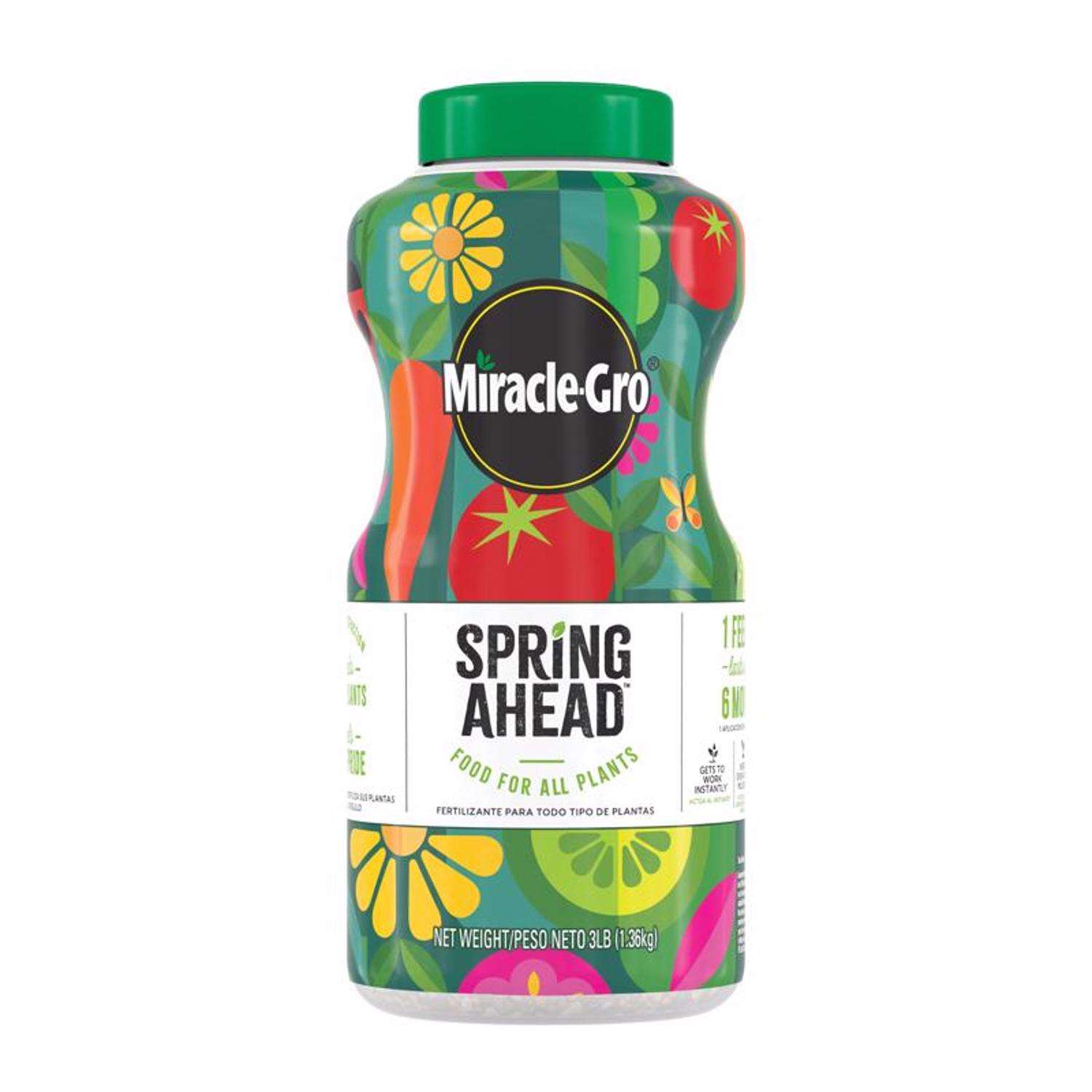 Miracle-Gro Spring Ahead Granules All Purpose Plant Food 3 Lb