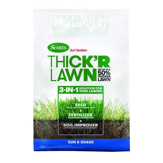  Scotts Turf Builder Thick'R Lawn All-Purpose Lawn Fertilizer For Sun/Shade Mix 1200 Sq Ft