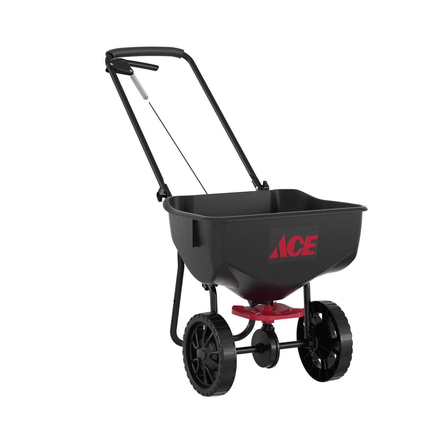  Ace Broadcast Push Spreader For Fertilizer/Ice Melt/Seed 10000 Sq Ft