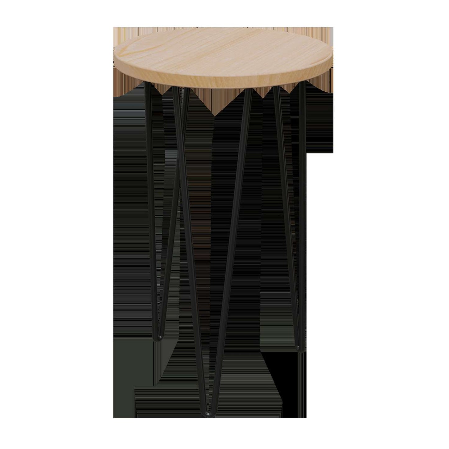  Panacea 16 In. H Black Steel/Wood Plant Stand