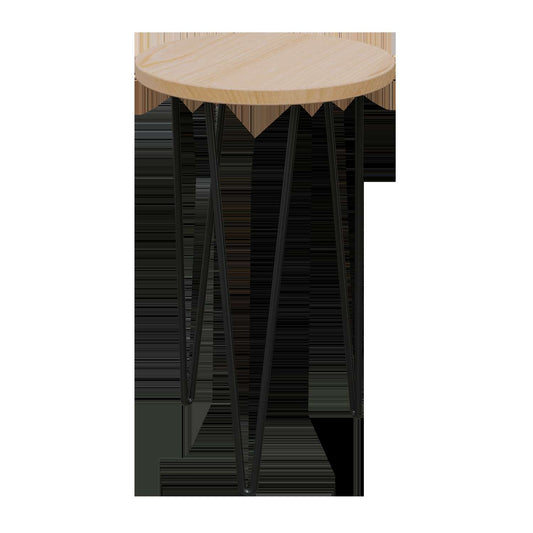  Panacea 16 In. H Black Steel/Wood Plant Stand