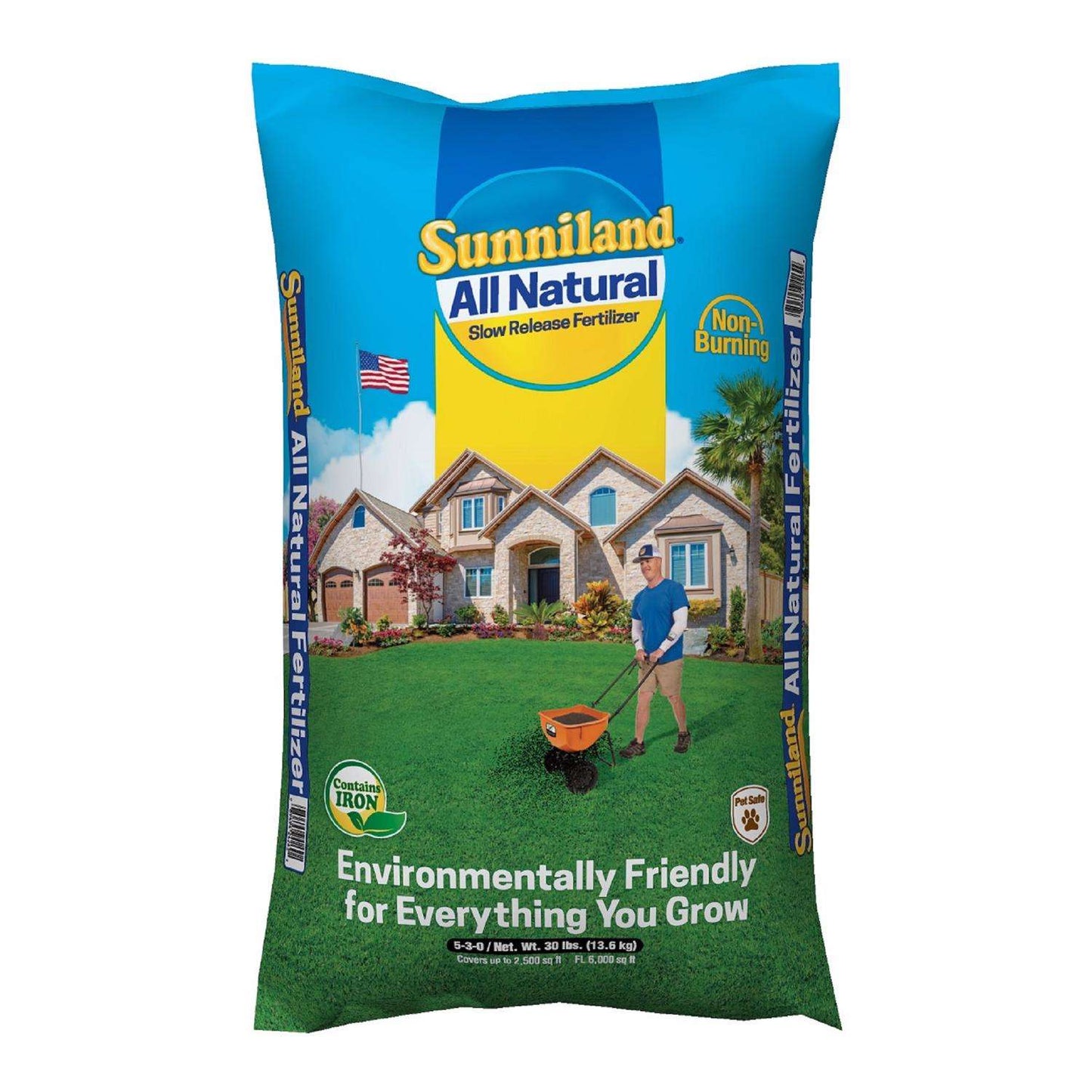  Sunniland All-Purpose Lawn Fertilizer For All Grasses 2500 Sq Ft