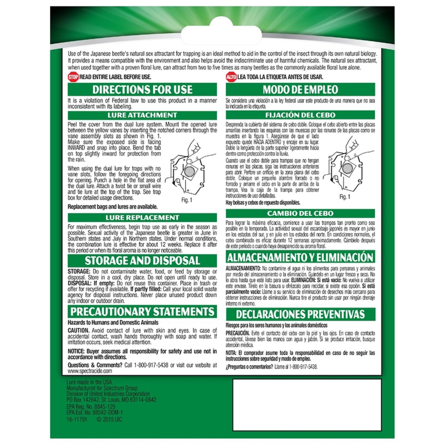  Spectracide Bag-A-Bug Japanese Beetle Trap