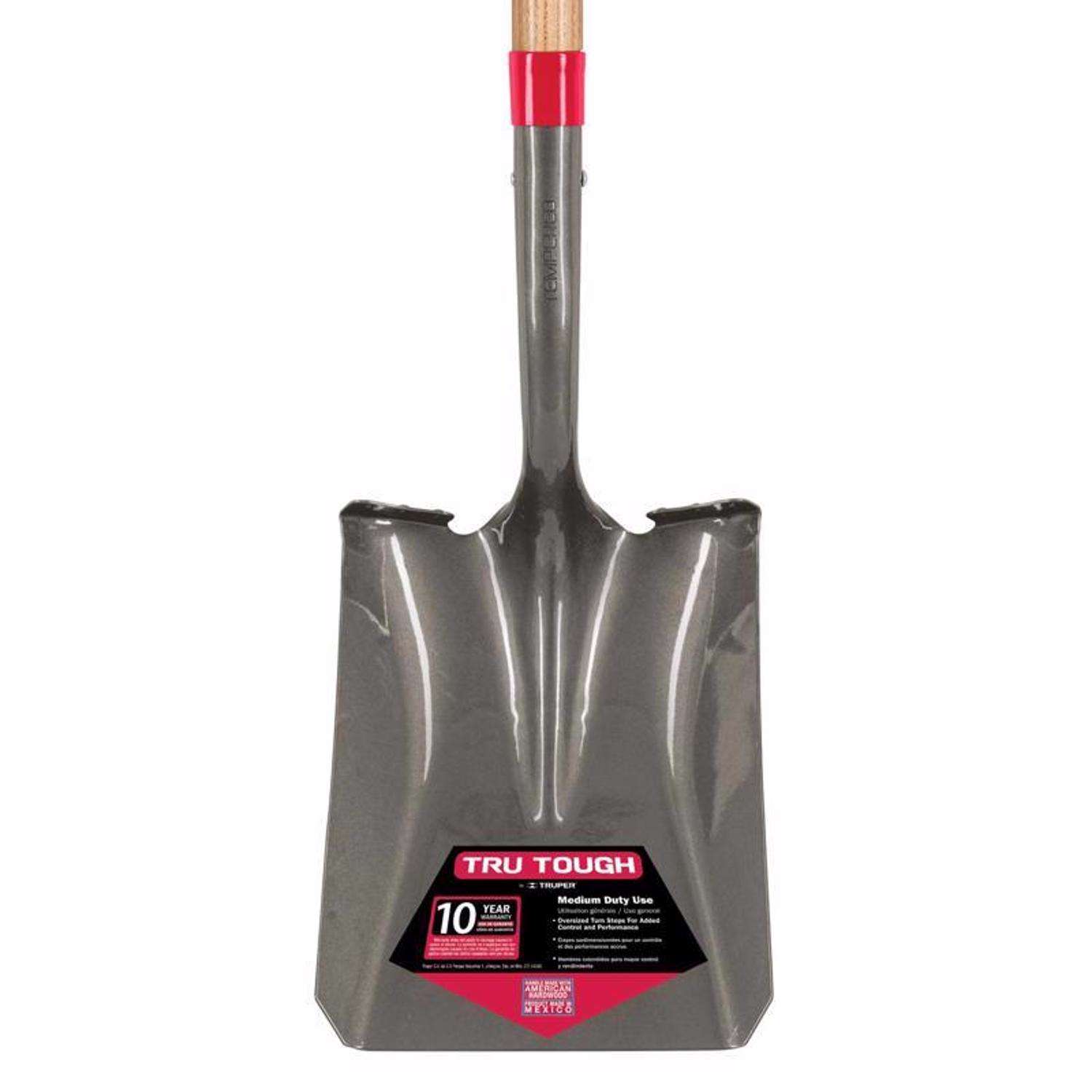  Truper Tru-Tough 41 In. Steel Square Transfer Shovel Wood Handle
