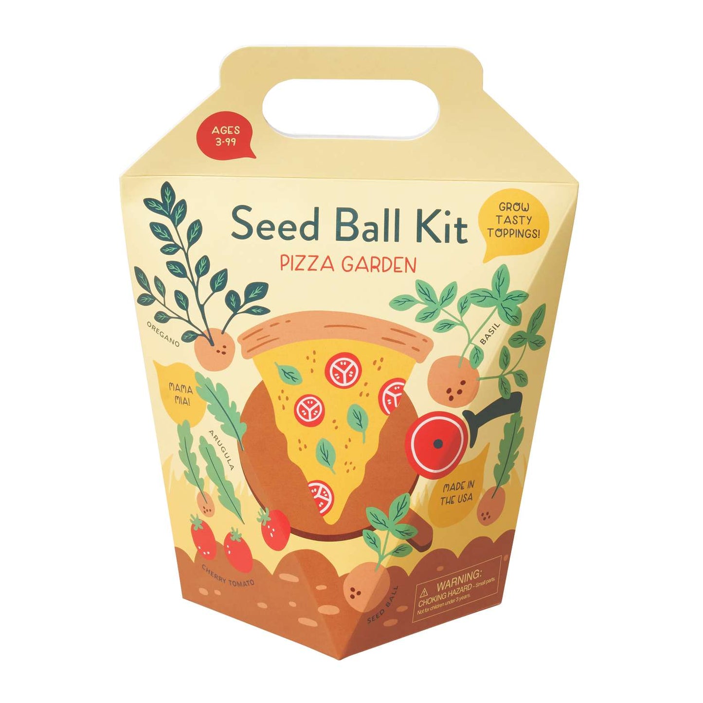  Modern Sprout Pizza Garden Assorted Herbs Seed Starter Kit 1 Pk