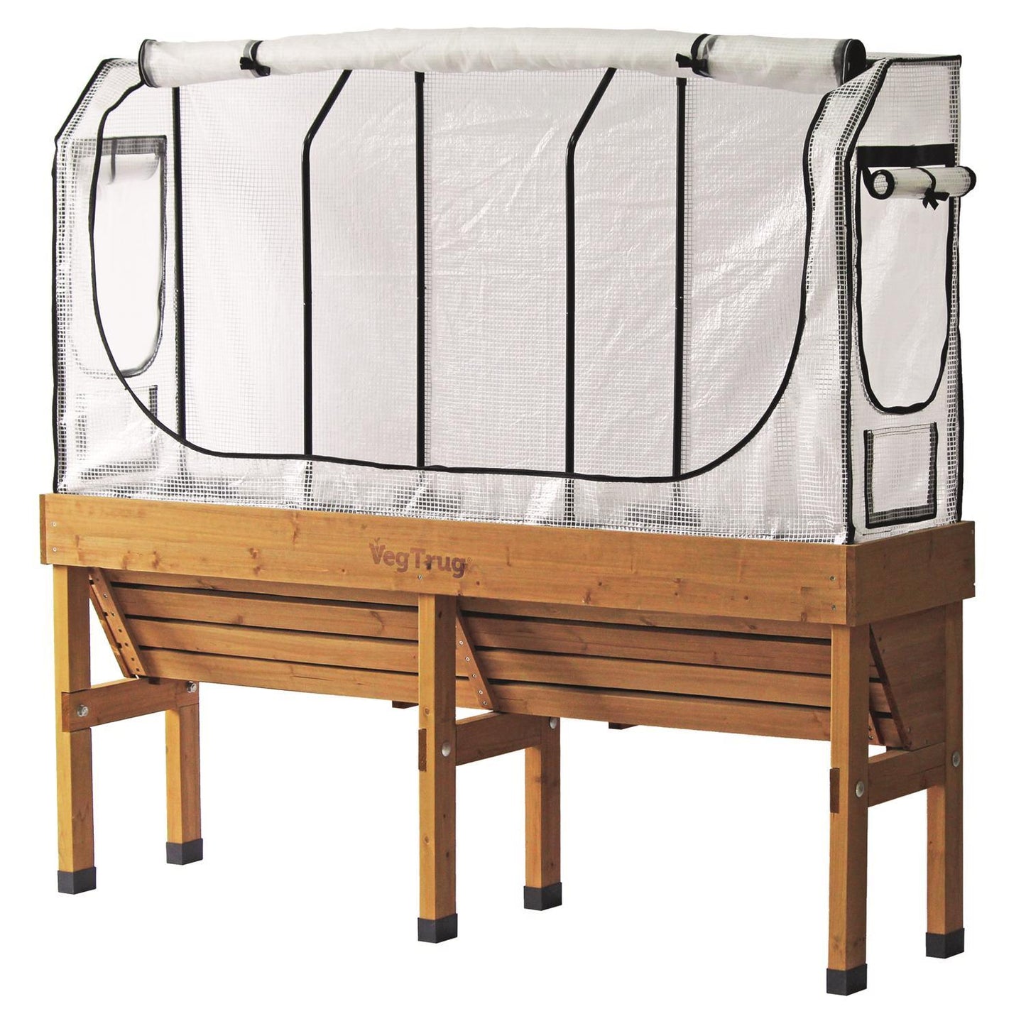  VegTrug WallHugger Multicolored 70.5 In. W X 16.5 In. D X 35.5 In. H Greenhouse
