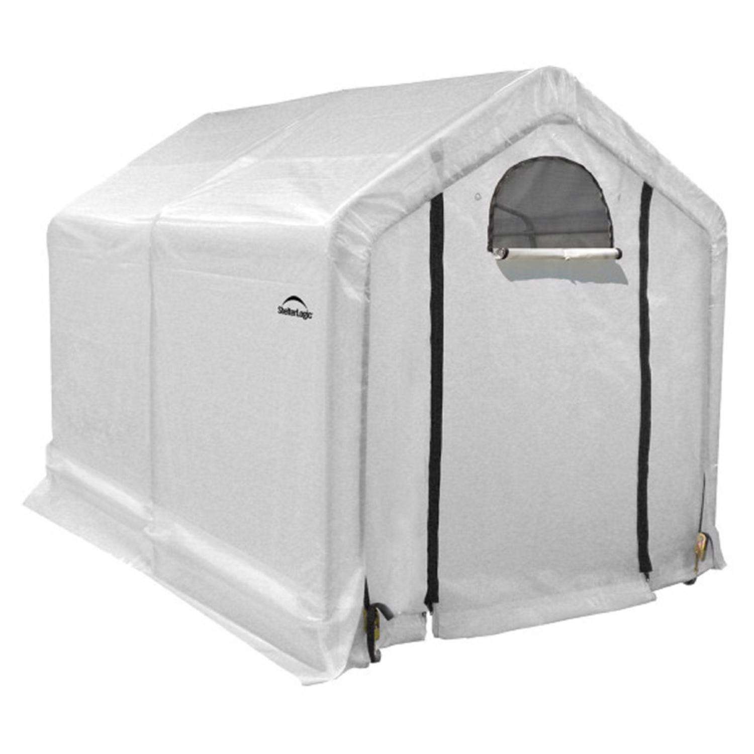  ShelterLogic GrowIt Translucent 72 In. H X 72.68 In. W Peak Style Greenhouse