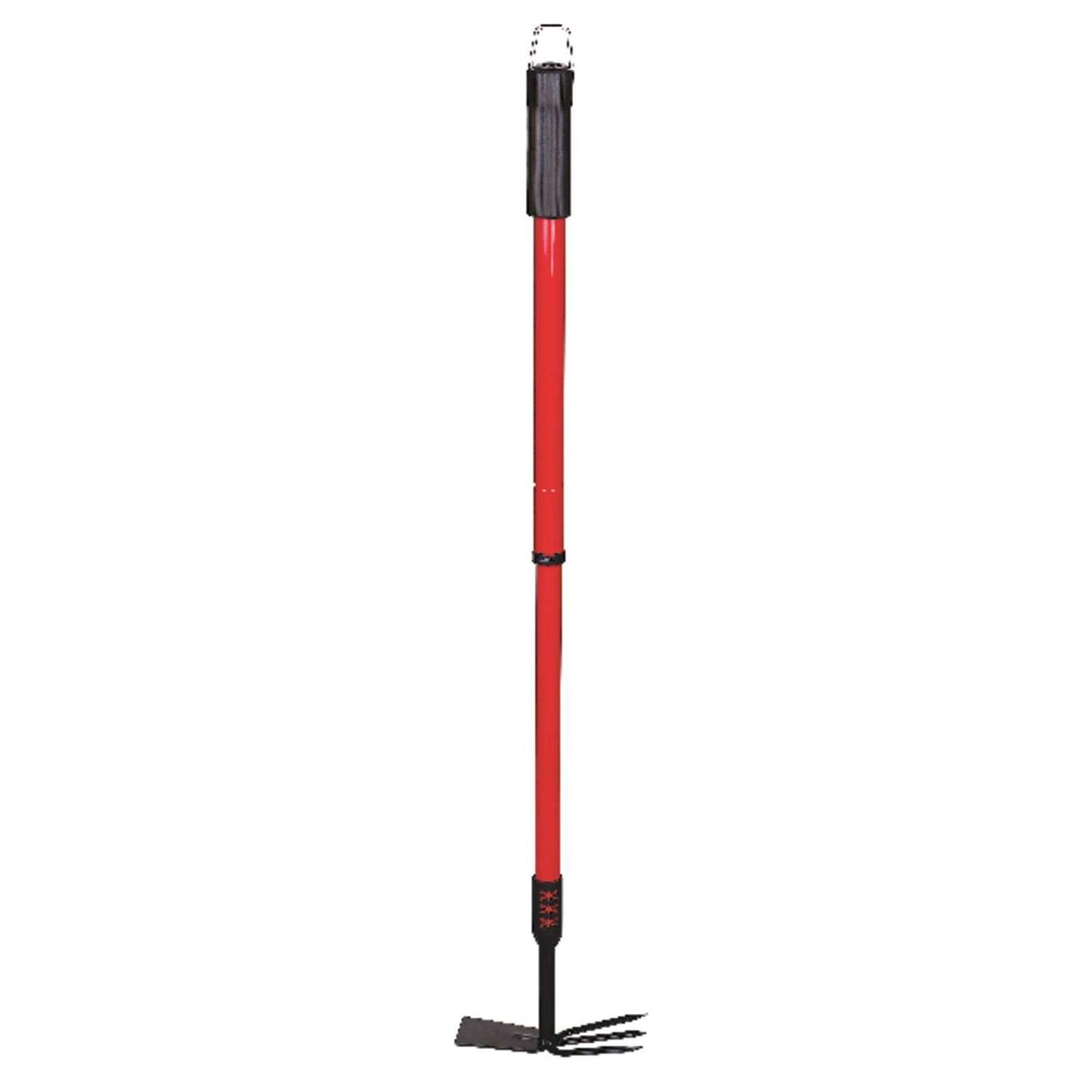  Bond 37 In. 3 Tine Steel Hoe Rake Steel Handle