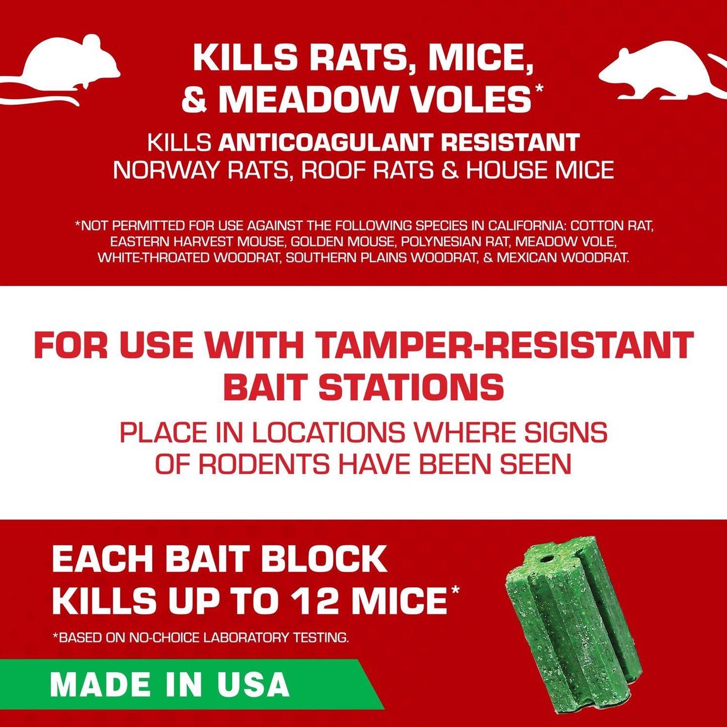  Tomcat Bait Chunx Bait Blocks For Mice And Rats 1 Pk