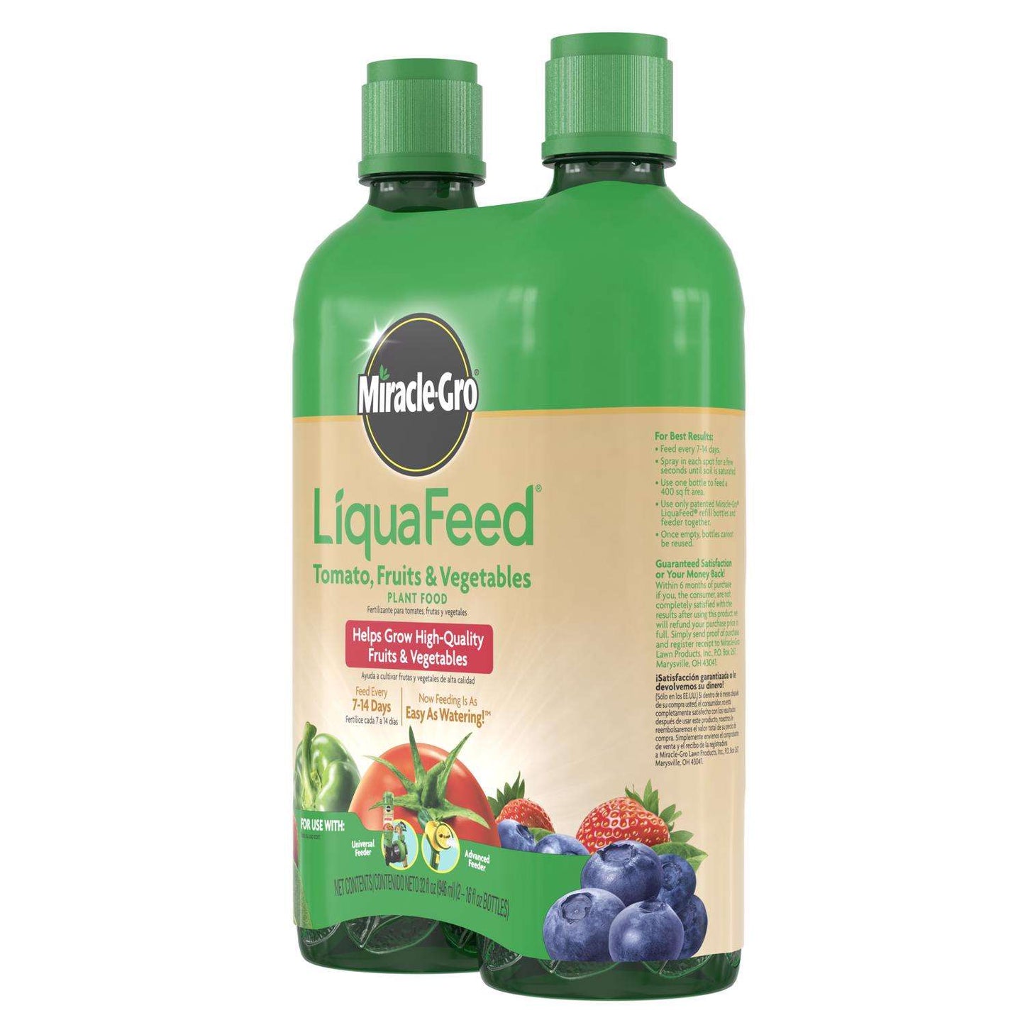  Miracle-Gro LiquaFeed Liquid Plant Food 16 Oz