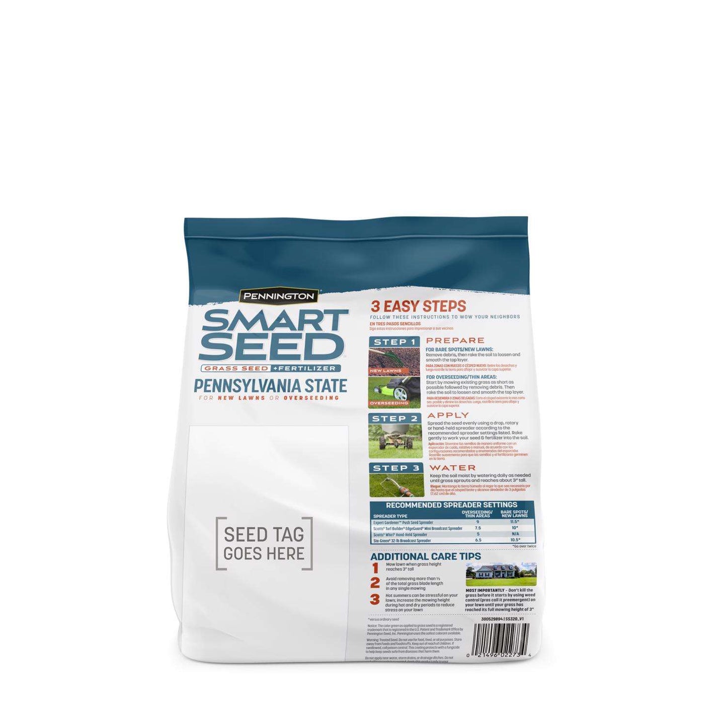  Pennington Smart Seed Pennsylvania State Mixed Sun Or Shade Grass Seed And Fertilizer 3 Lb