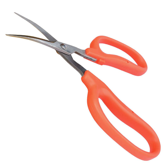  Zenport 2 In. Stainless Steel Curved Blade Needle Nose Micro Trimmer Shears