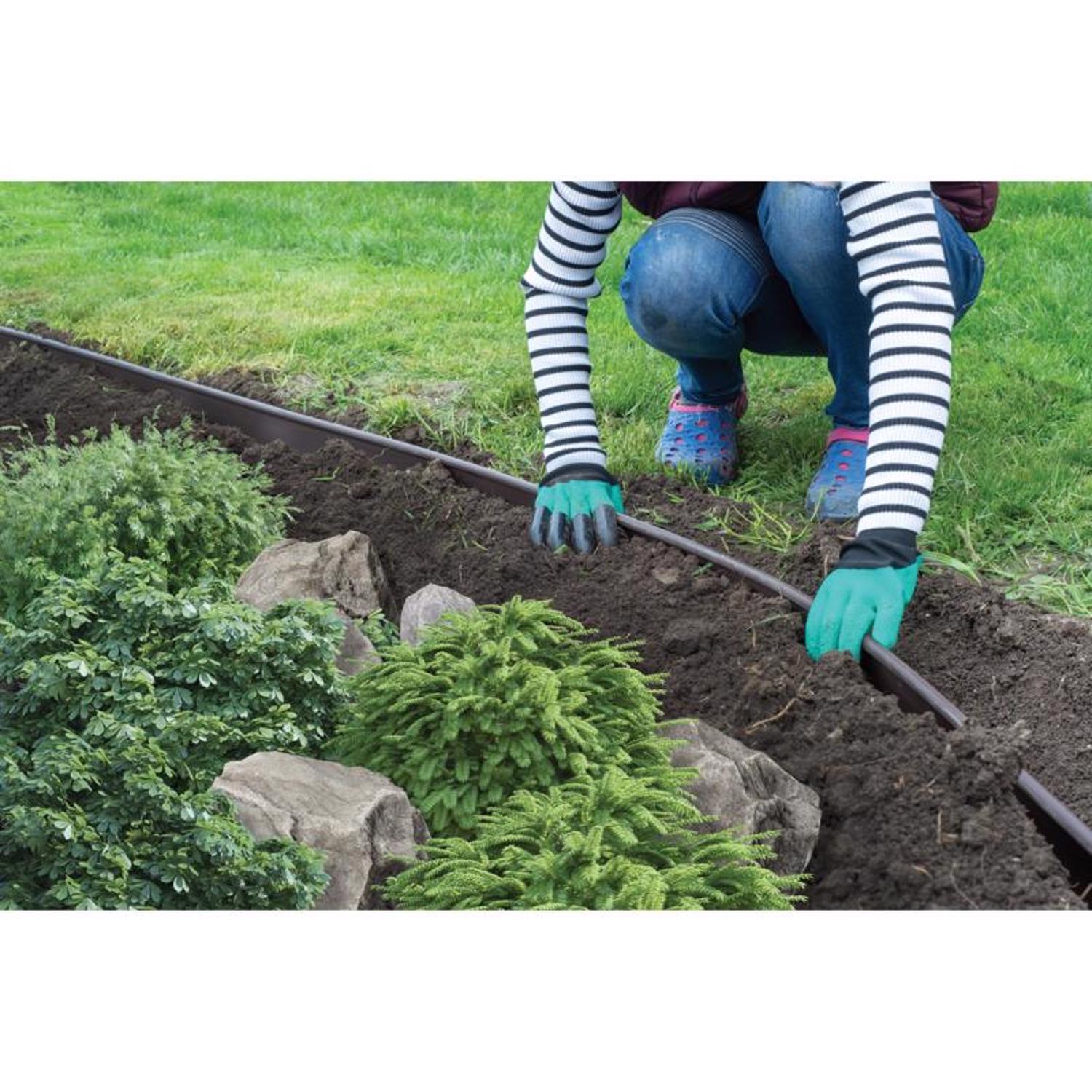  Master Mark 20 Ft. L X 3.5 In. H Plastic Black Lawn Edging