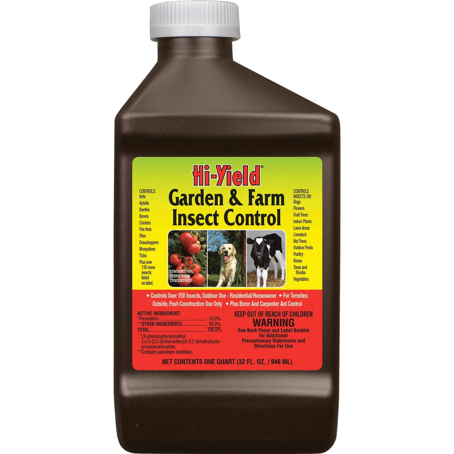  Hi-Yield Garden & Farm Insect Control Liquid 32 Oz