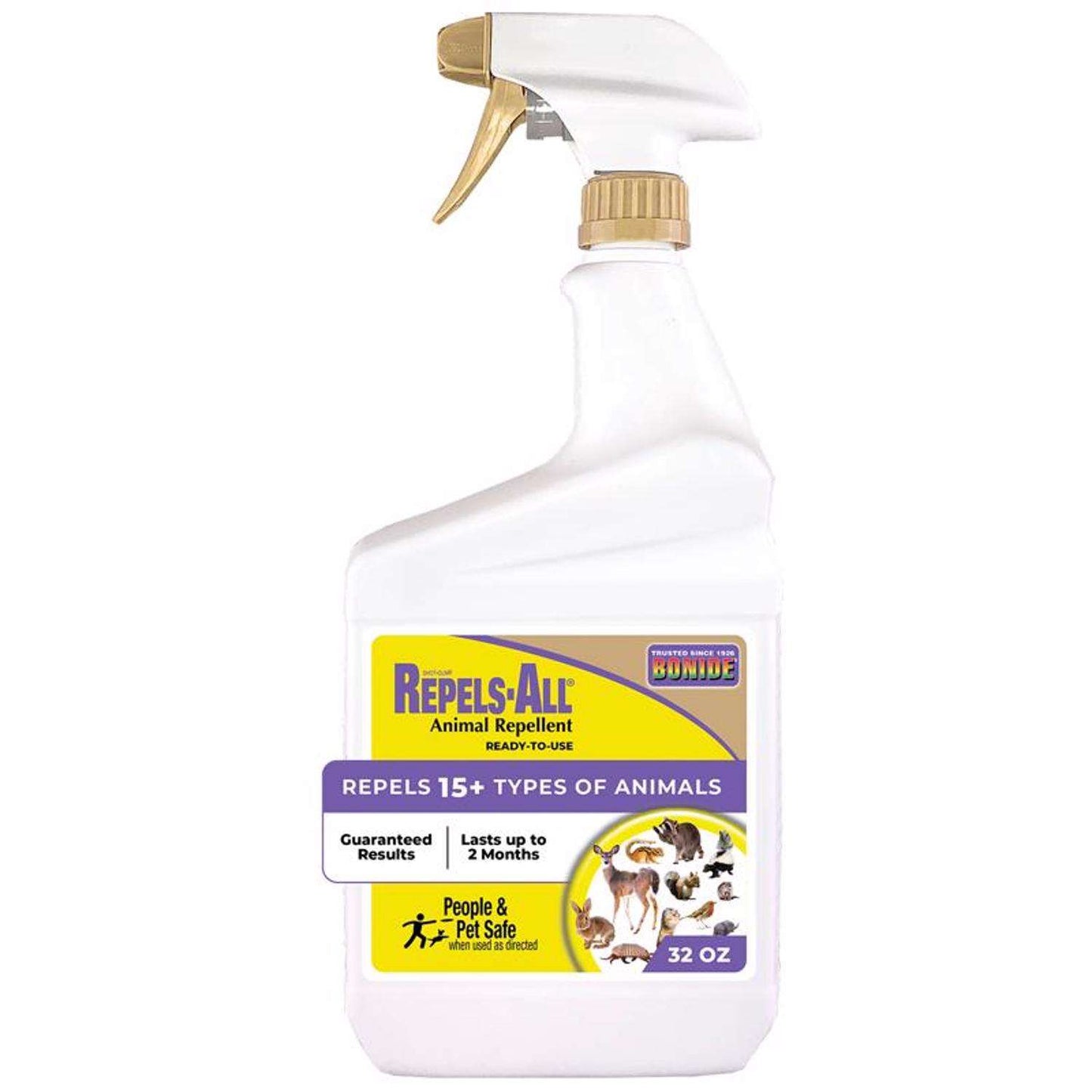  Bonide Repels-All Animal Repellent Spray For Most Animal Types 32 Oz