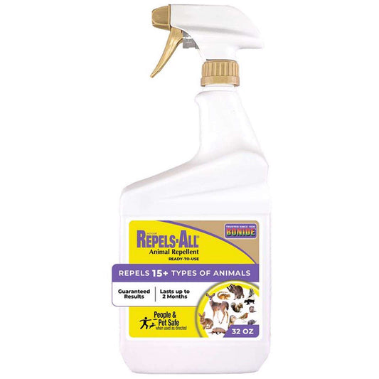  Bonide Repels-All Animal Repellent Spray For Most Animal Types 32 Oz