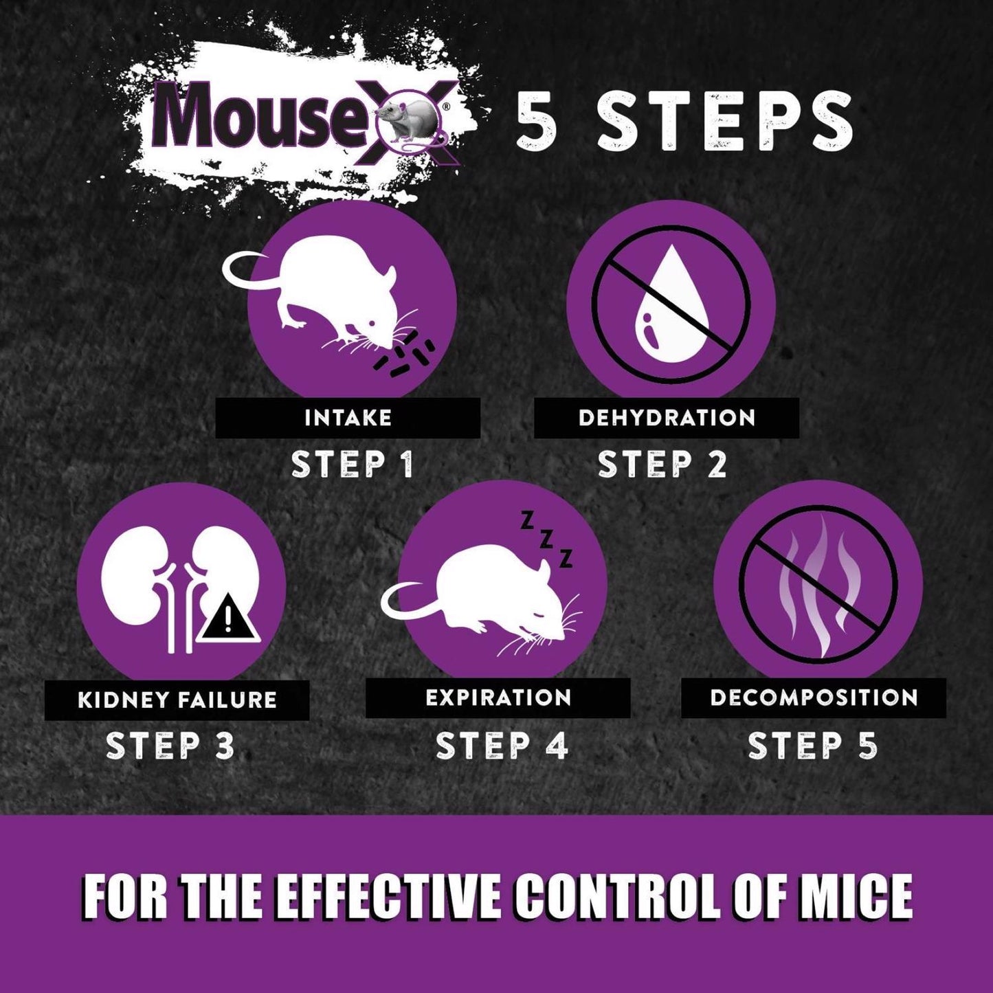  MouseX Non-Toxic Bait Pellets For Mice 8 Oz 1 Pk