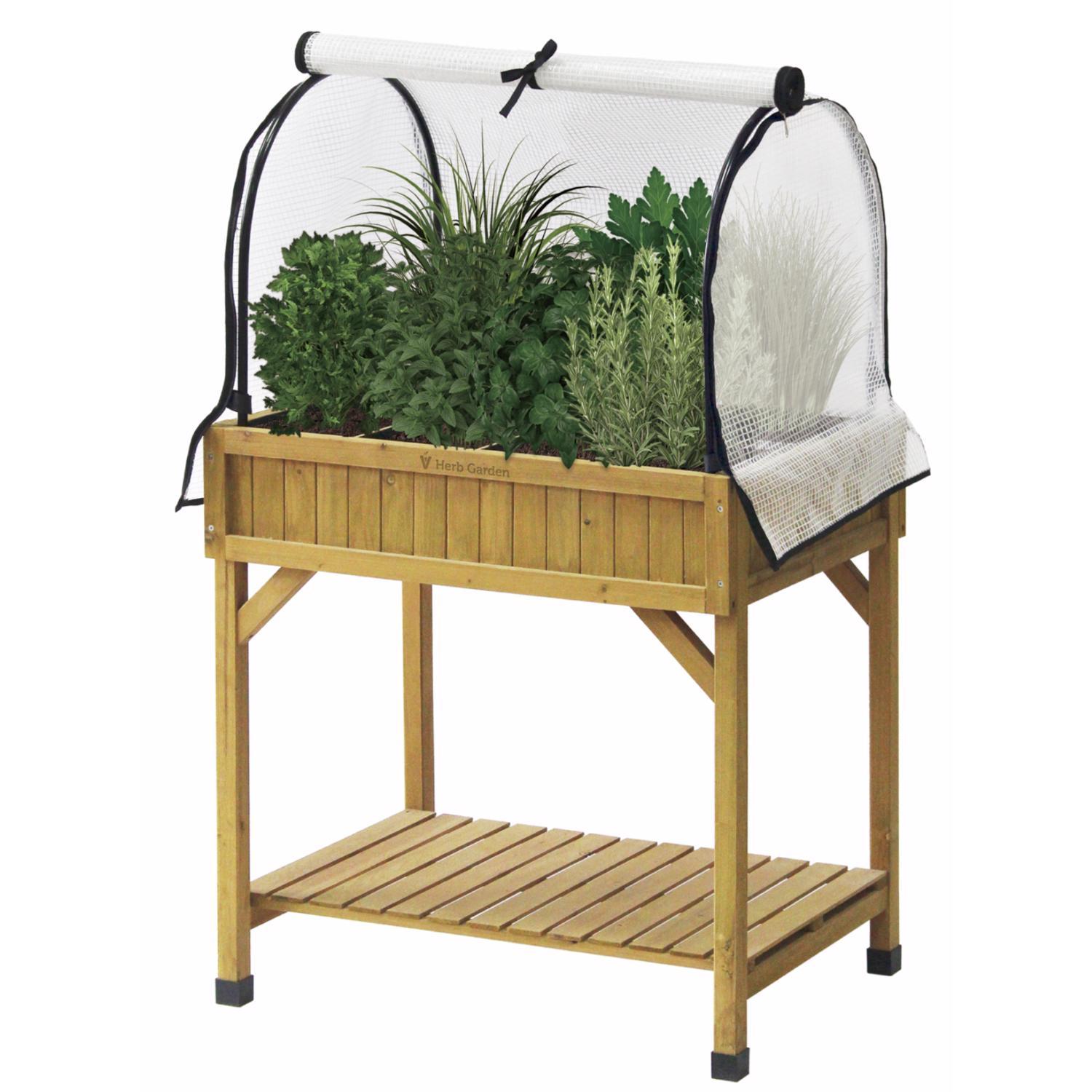  VegTrug Herb Garden Transparent 27 In. W X 20 In. D X 25 In. H Greenhouse
