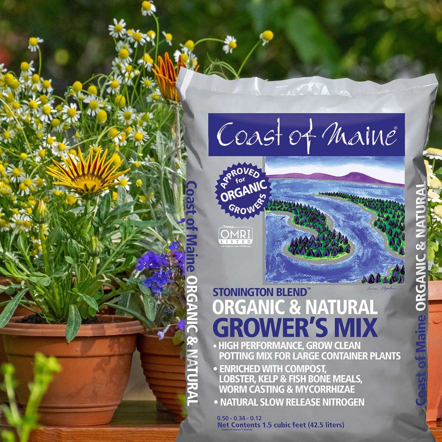  Coast Of Maine Stonington Blend Organic All Purpose Growing Mix 1.5 Cu Ft
