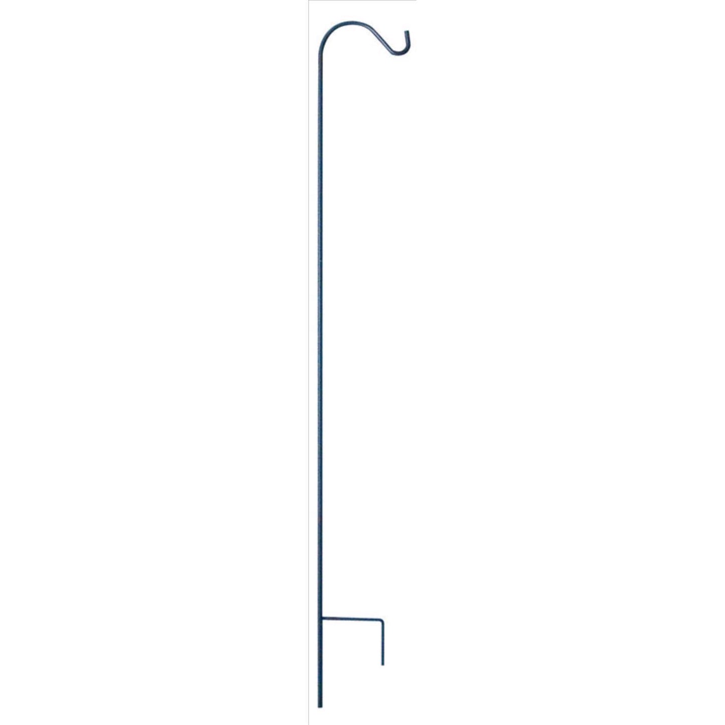  Living Accents Black Steel 84 In. H Shepherds Plant Hook 1 Pk