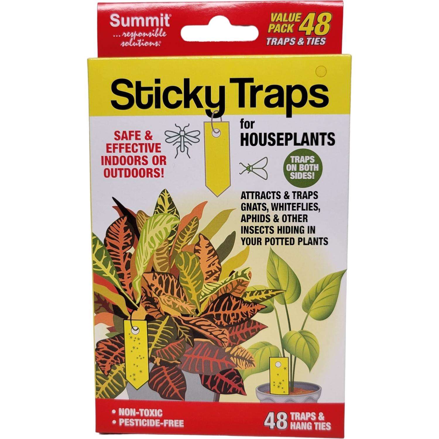  Summit Chemical Sticky Traps Sticky Trap 48 Pc