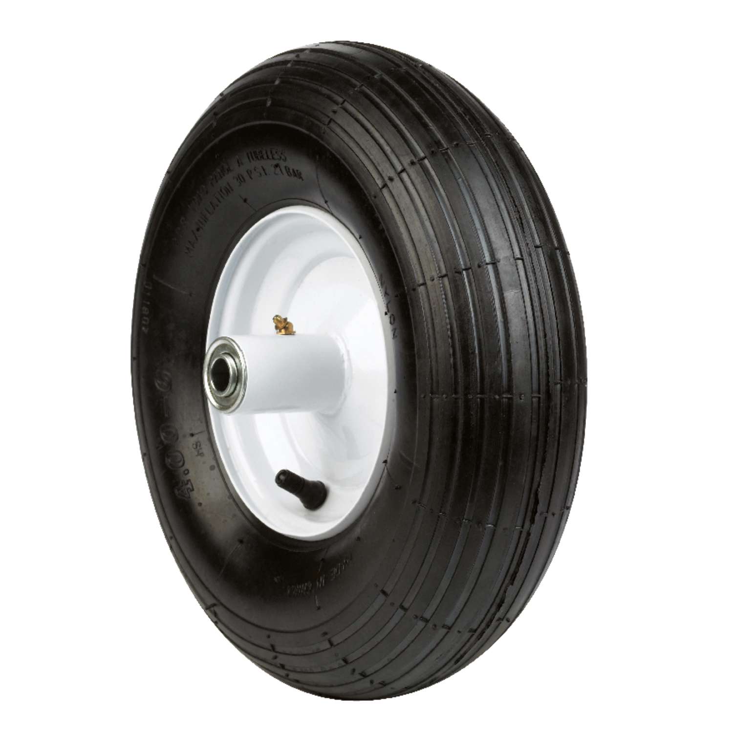  Arnold 6 In. D X 14 In. D 445 Lb. Cap. Centered Wheelbarrow Tire Rubber 1 Pk