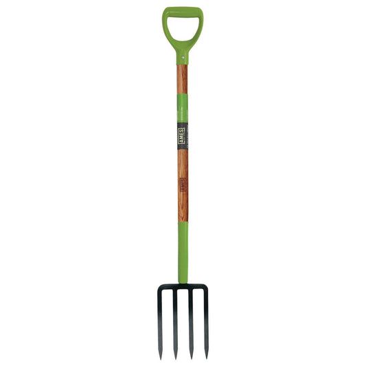  Ames 4 Tine Steel Spading Fork 30 In. Wood Handle