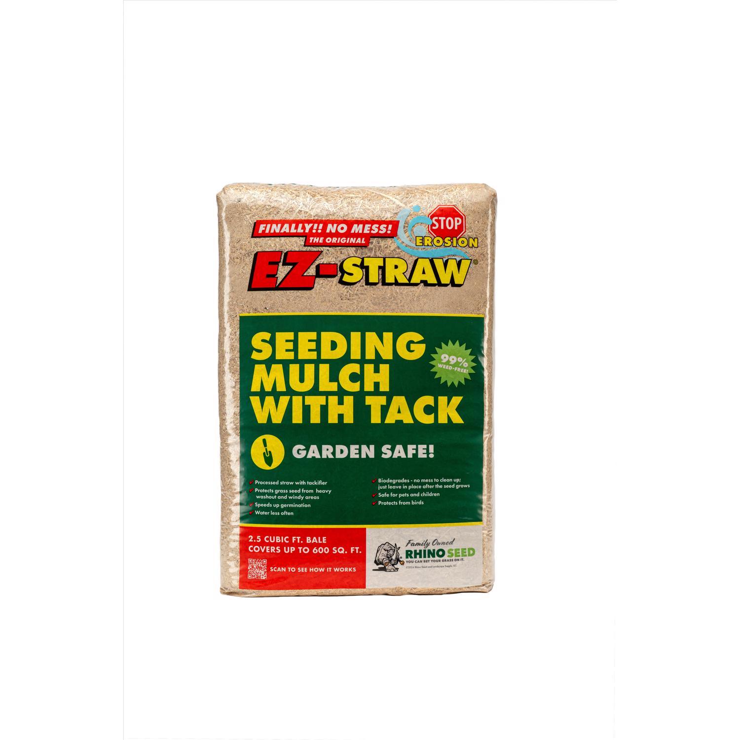  Rhino Seed EZ-Straw Natural Straw Seeding Mulch 2.5 Cu Ft