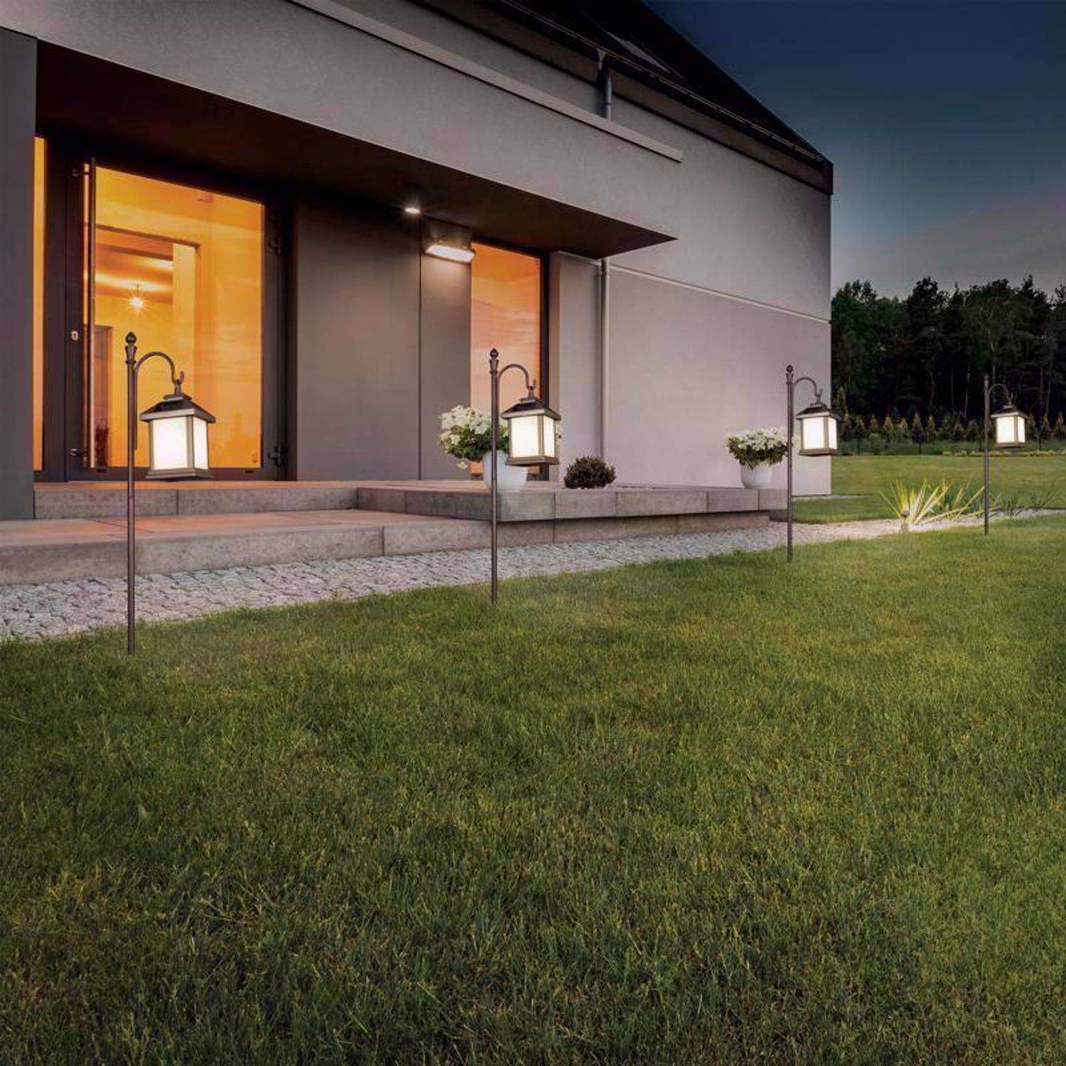  Feit SOLAR FIXTURES Bronze Metal 48 In. H Shepherd's Hook 1 Pk
