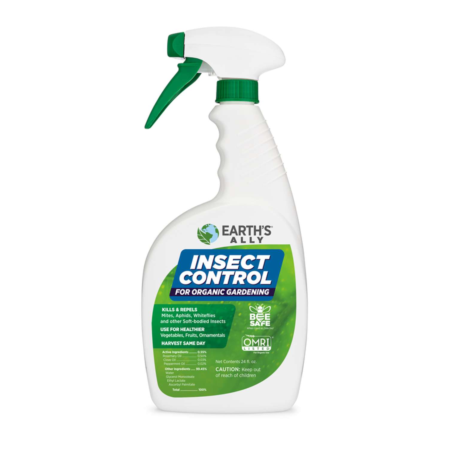  Earth's Ally Organic Insect Control Liquid 24 Oz