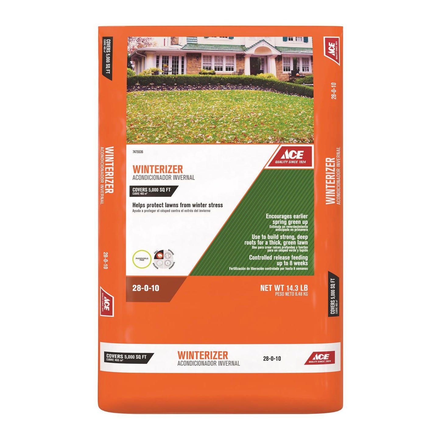  Ace Winterizer All-Purpose Lawn Fertilizer For All Grasses 5000 Sq Ft