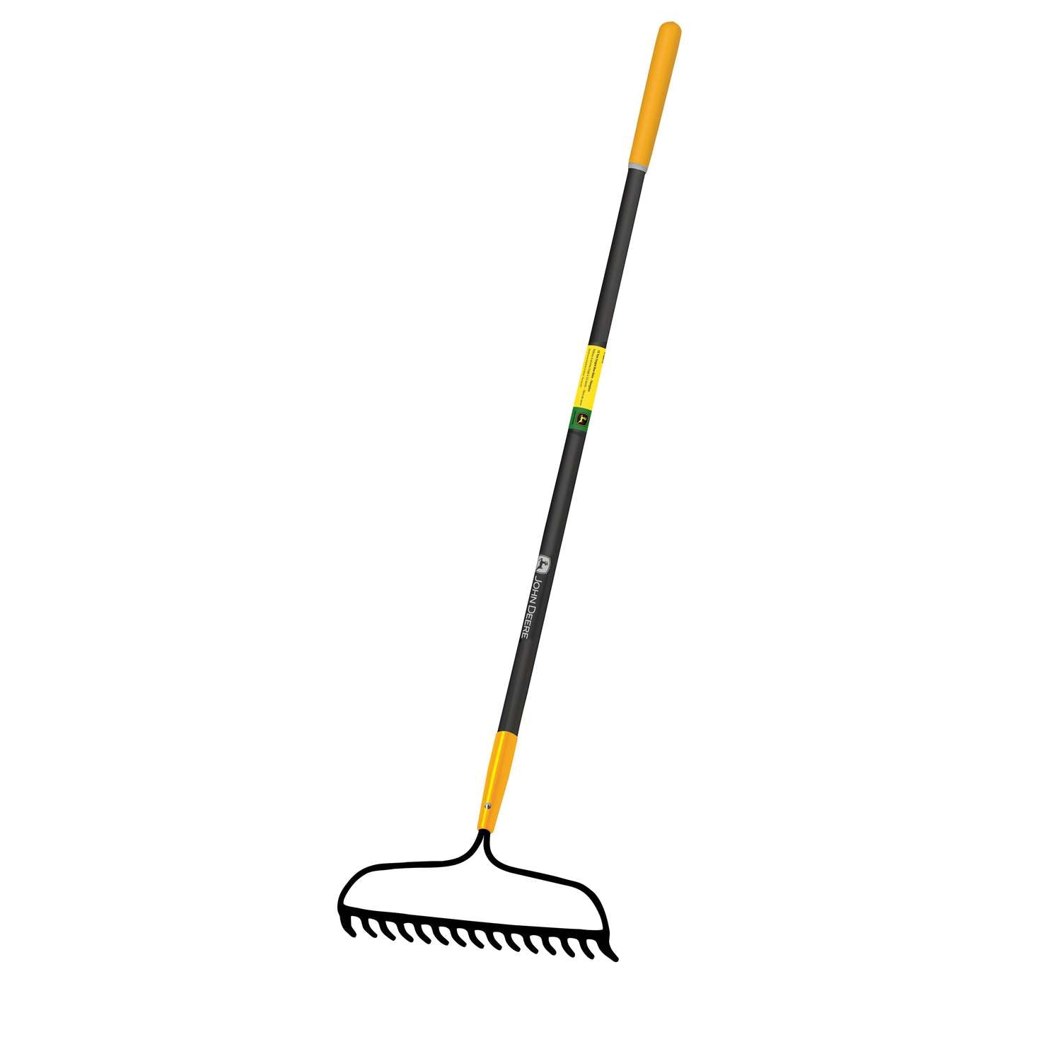 John Deere 66 In. 15 Tine Steel Bow Rake Fiberglass Handle